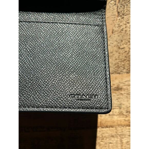 Coach New York Black Checkbook Wallet - Great Condition - Picture 4 of 4